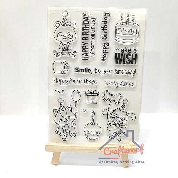 Birthday Sentiment#1- Clear Stamp