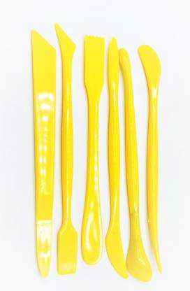 Clay Modelling Plastic Tool Kit Set of 6 pcs Engraving Set