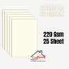 Cream Pie Cardstock 220Gsm -25sheets