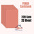 Peach Cardstock 220Gsm -25SHEET