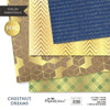 Chestnut Dreams - Golden Foiled 12x12 inch / 12 sheets