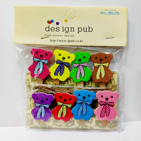 Teddy Wooden clips