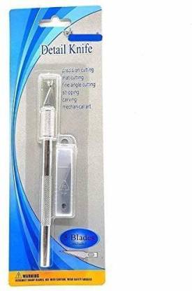 Detail Pen KnifeArt and Craft Work (Silver)