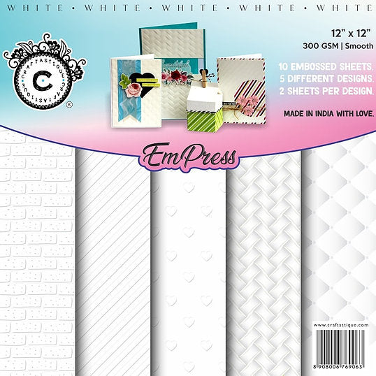 EmPress Embossed Sheets (White)