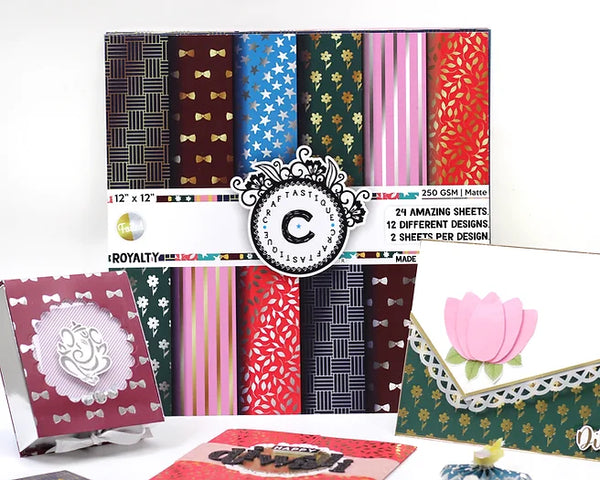 Royalty 12*12 Foiled Paperpack