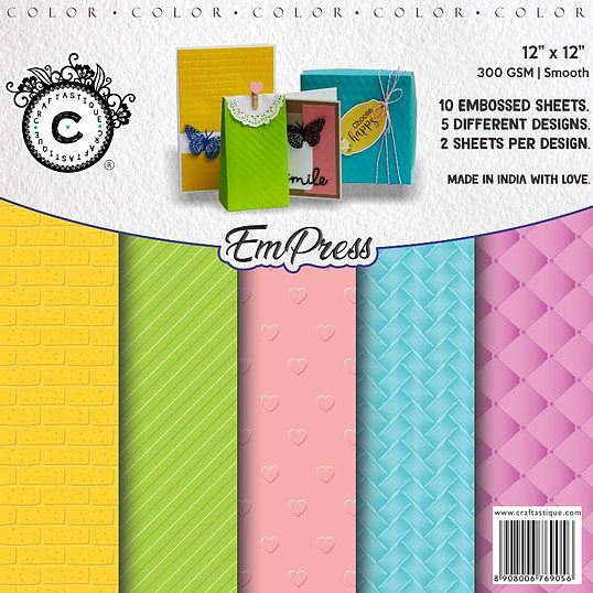 EmPress Embossed Sheets (Colored)