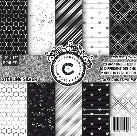 Sterling Silver - 12*12 Paperpad