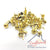 Golden Brads - 50pc