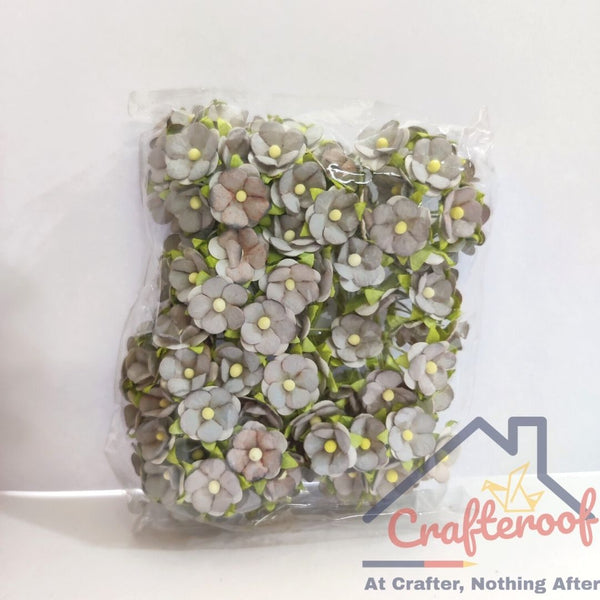 Grey Mulberry Flower - 100pc