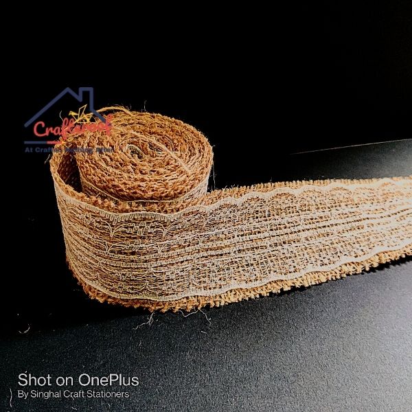 Jute Lace With White Frill #2