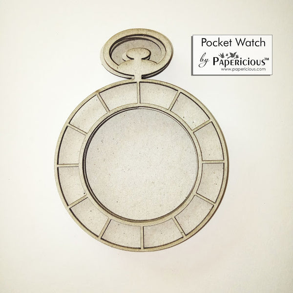 Pocket watch-3D Shaker Card