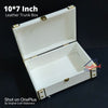 Leather Trunk Box - White - 10*7 inch