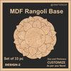 Mdf Rangoli Base - Design #2