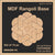 Mdf Rangoli Base - Design #16