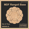 Mdf Rangoli Base - Design #30