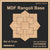 Mdf Rangoli Base - Design #4