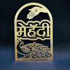 Mehendi-Golden Backdrops