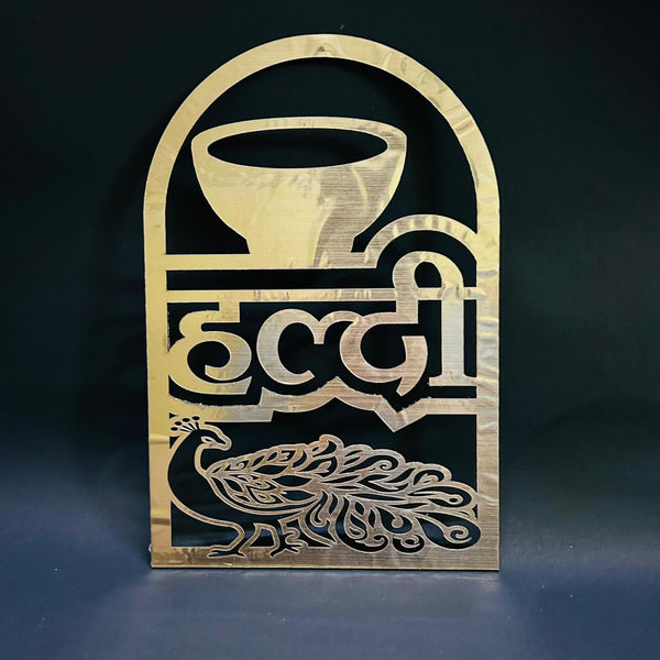 Haldi-Golden backdrops