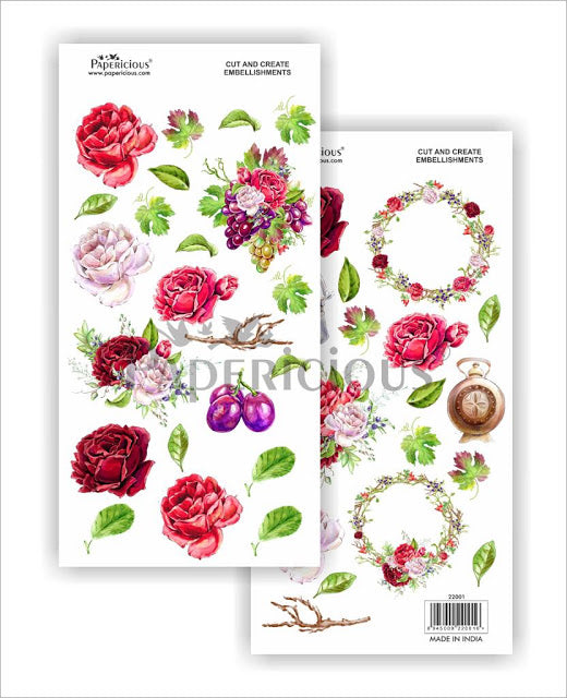 Blooms N Berries - Cut & Create Embellishments