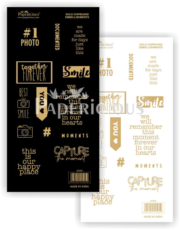 Capture the moments - Die-Cut Embellishment