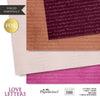 Love Letters - Golden Foiled 12x12 inch / 12 sheets