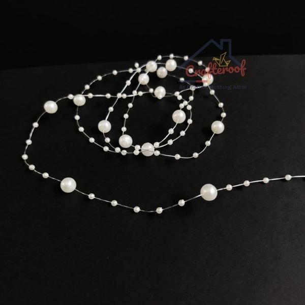 White Pearl Ladi - 1mtr/pack