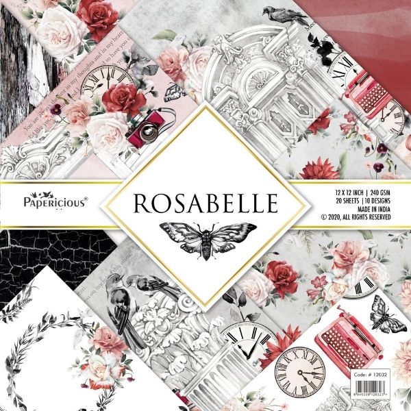 Rosabelle - Designer Pattern 12x12 inch / 20 sheets