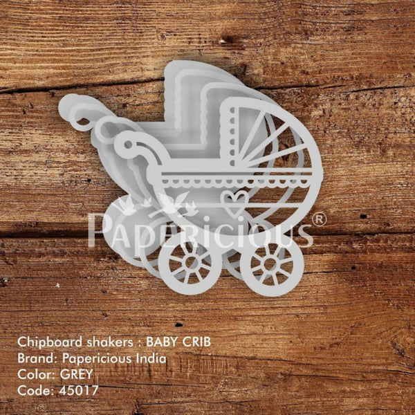 Baby Crib-3D Shaker Card