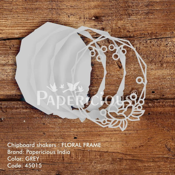 Floral Frame -3D Shaker Card