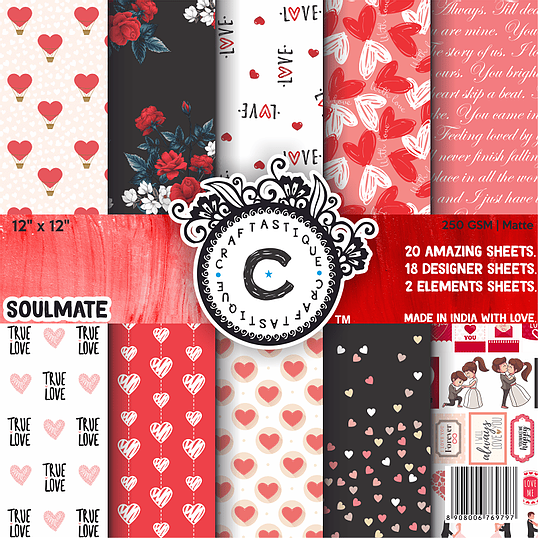 Soulmate-6*6 Paperpad