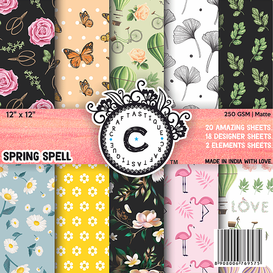 Spring Spell-12*12 paperpad