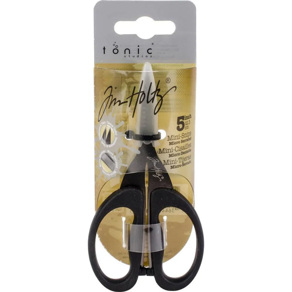 Micro Serrated Mini Snips 5" Scissor
