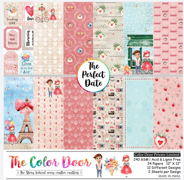 The Perfect Date - 12*12inch Paperpad