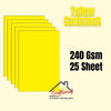 Yellow Cardstock 220Gsm -25sheets
