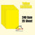 Yellow Cardstock 220Gsm -25sheets
