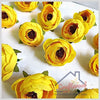 Yellow Peony Flower - 20pcs
