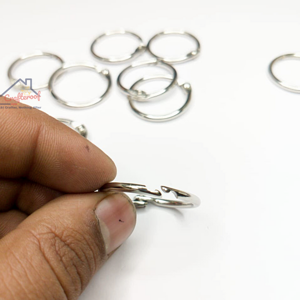 Silver Scrapbook Ring - 20mm