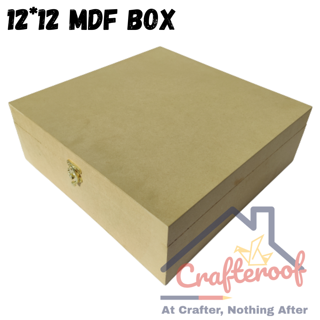 Mdf Box Inserts Mdf box 12*12 inch – Crafteroof