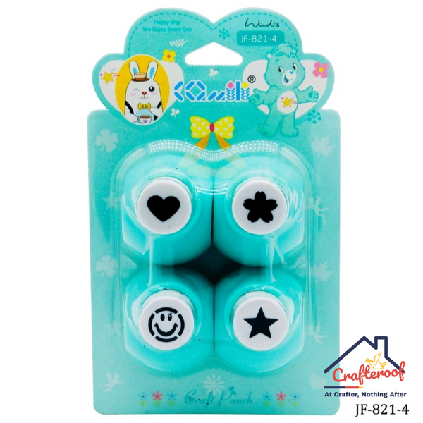 4 Pcs Punch Set - 0.25 Inch