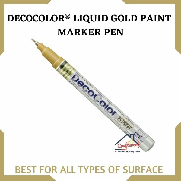 DECOCOLOR® LIQUID GOLD PAINT MARKER EXTRA FINE