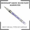 DECOCOLOR® LIQUID SILVER PAINT MARKER PEN