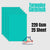 Turquoise Cardstock 220Gsm-25 Sheet