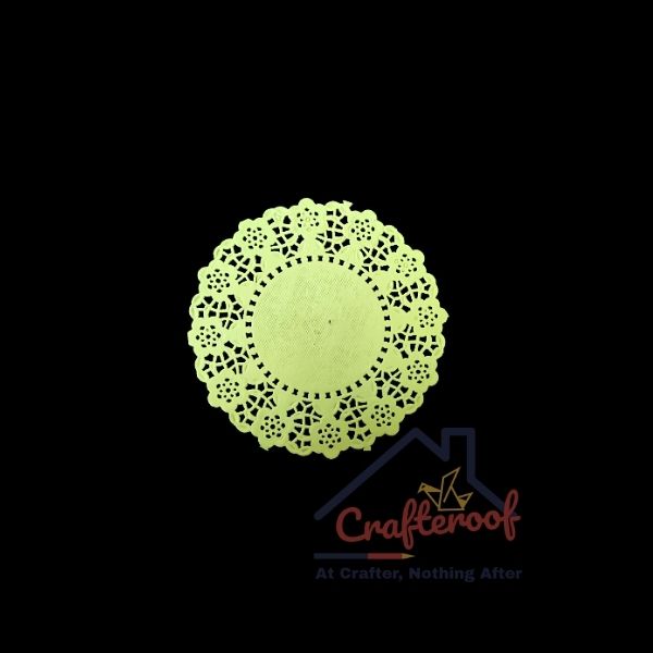 4.5 inch Doily-Green