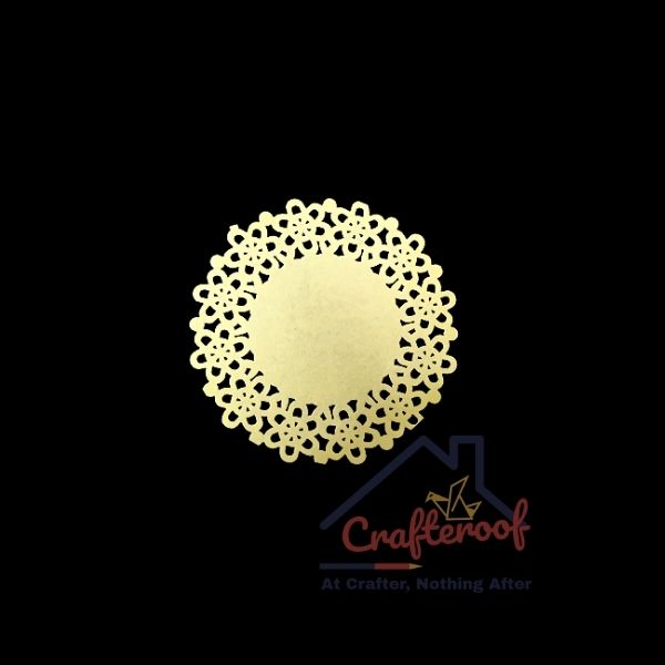 4.5 inch Doily-Yellow