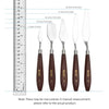 Palette Knives Metal- Set of 5 .