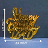 Happy Birthday Dad #2 Acrylic cutout - 10pc/pack