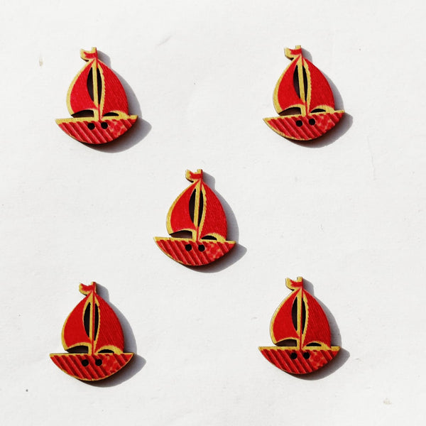 Boat Button Emblishment
