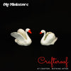 Swan Couple Miniature