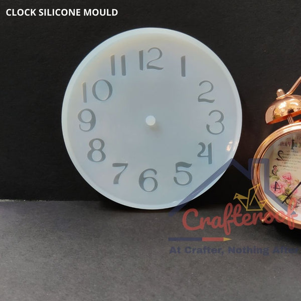 Clock #1 Silicone mould - 9.5 inch
