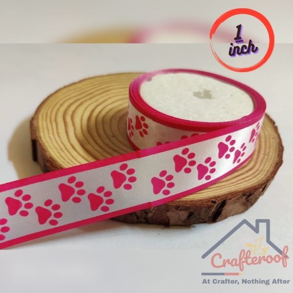 Baby Girl Foot Print 1inch - 10yrdpack
